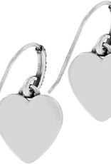 One Heart French Wire Earrings