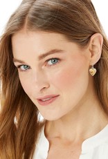 One Heart French Wire Earrings