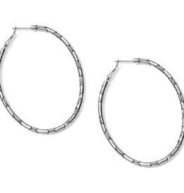 Pebble Large Oval Hoop Earrings