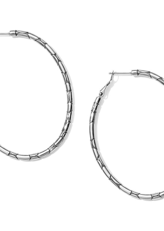 Pebble Large Oval Hoop Earrings