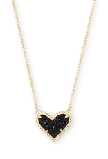 KENDRA SCOTT Ari Heart Gold Necklace