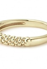 LAGOS Caviar Gold Beaded Stacking Ring