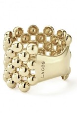 LAGOS Caviar Gold Wide Band Ring