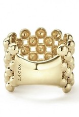 LAGOS Caviar Gold Wide Band Ring