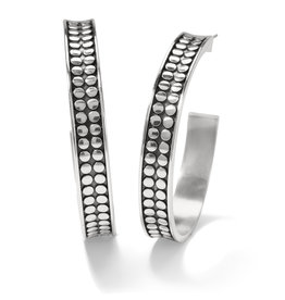 Pebble Dot Medium Hoops