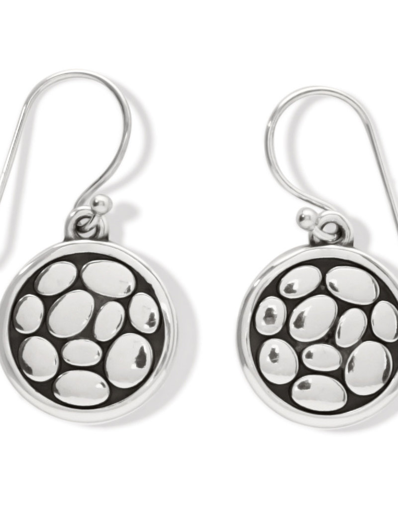 Pebble Round Reversible French Wire Earring