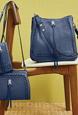 Georgia Convertible Hobo in French Blue