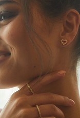 KENDRA SCOTT Ari Heart Crystal Stud Earrings