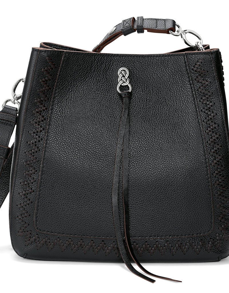 Georgia Convertible Hobo In Black