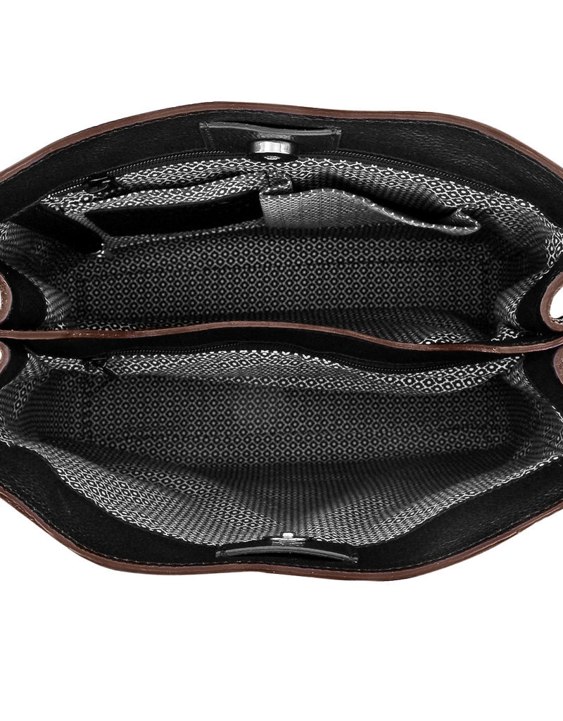 Georgia Convertible Hobo In Black