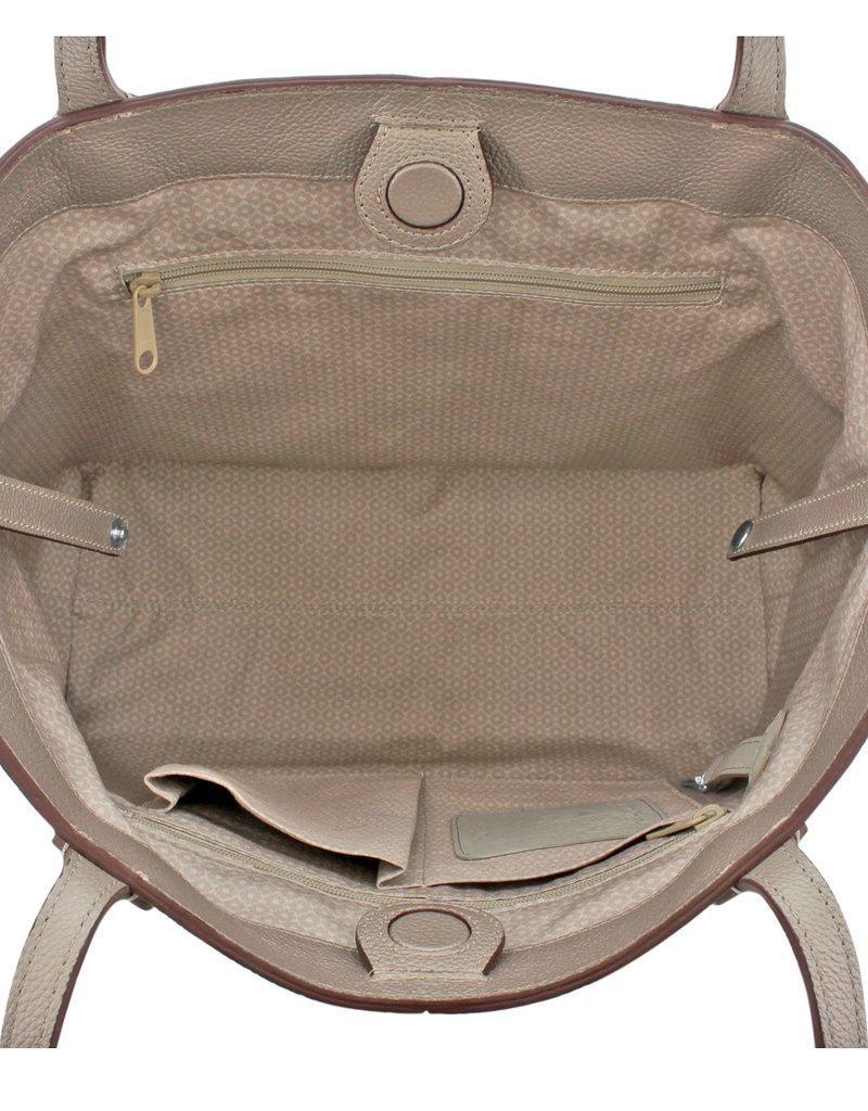 Reed Soft Tote in Zinc