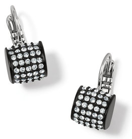 Meridian Black Leverback Earring