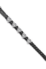Roped Heart Braid Bandit in Black