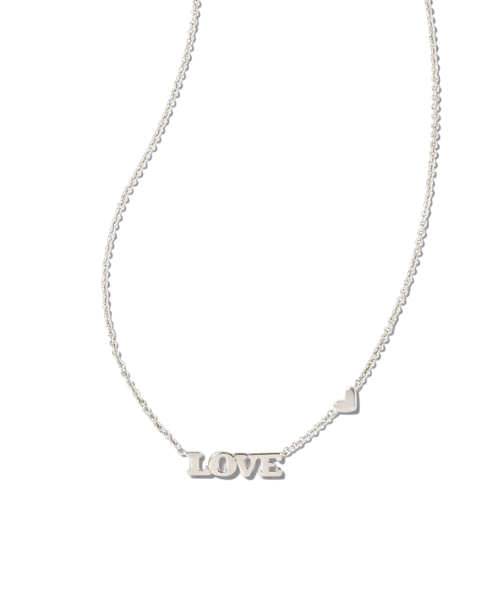 Love shop necklace cheap