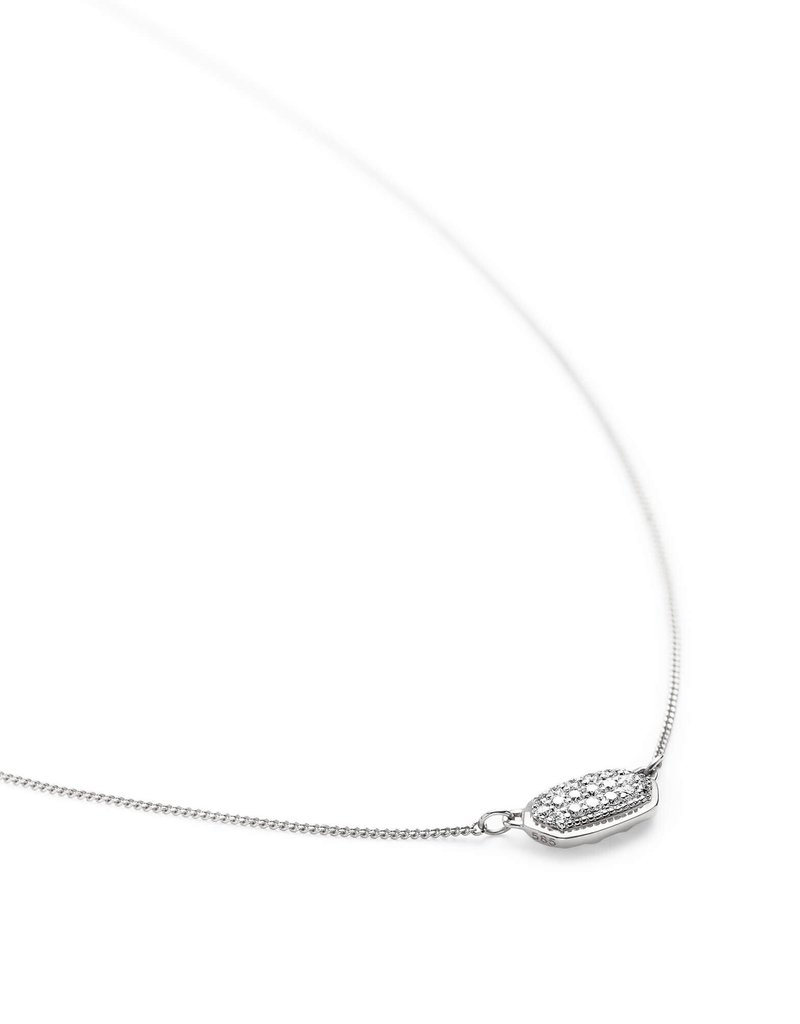 KENDRA SCOTT Lisa Pendant Necklace In Pave Diamonds