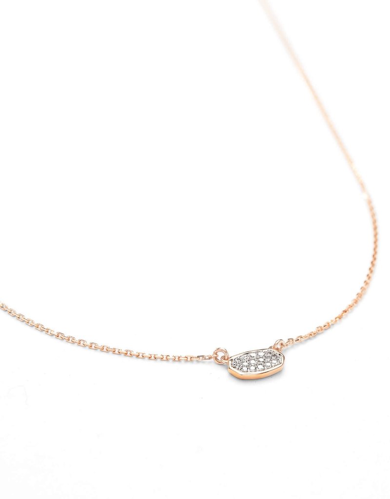 KENDRA SCOTT Marisa Pendant Necklace In White Diamonds