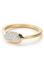 KENDRA SCOTT Isa 14k Gold Pave Diamond Ring