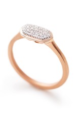 KENDRA SCOTT Isa 14k Gold Pave Diamond Ring