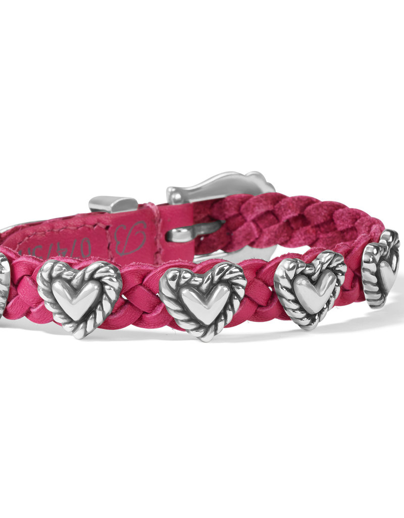 Roped Heart Braid Bandit in Pink