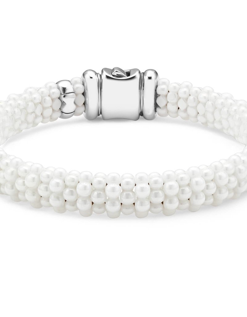 LAGOS White Caviar Ceramic 9mm Bracelet