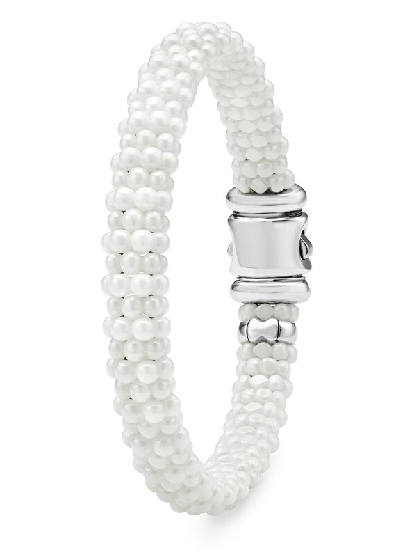 LAGOS White Caviar Ceramic 9mm Bracelet