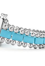 LAGOS Smart Caviar Blue Ceramic and Stainless Steel Watch Bracelet