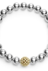 LAGOS Signature Caviar Large Beaded Bracelet w/ 14k