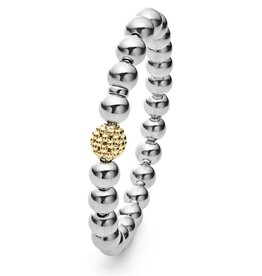 LAGOS Signature Caviar Large Beaded Bracelet w/ 14k
