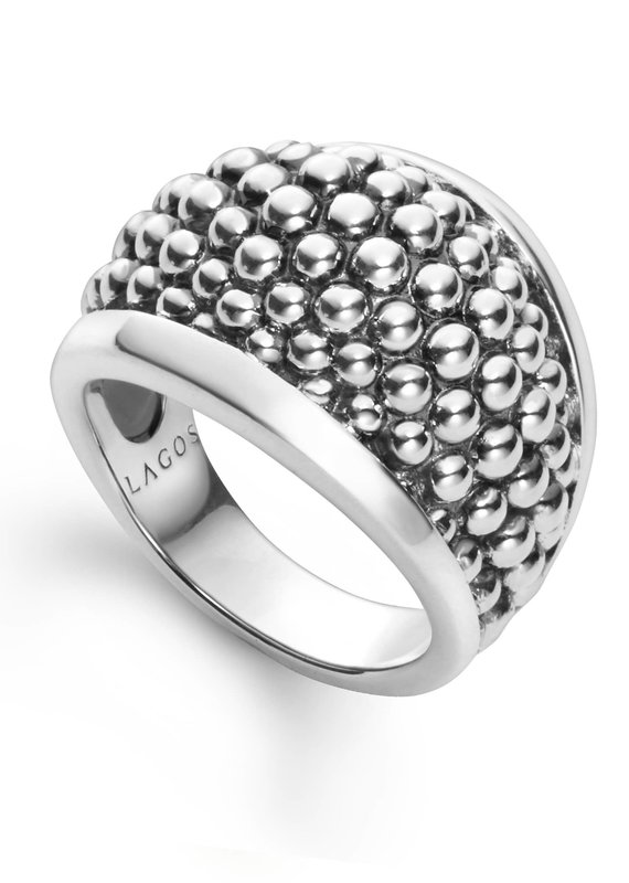 LAGOS Signature Caviar Domed Beaded Ring
