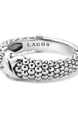 LAGOS Signature Caviar Beaded X Ring