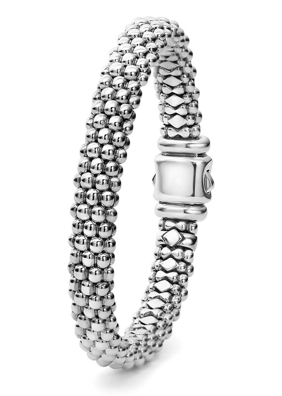 LAGOS Signature Caviar Silver Caviar 9mm Bracelet