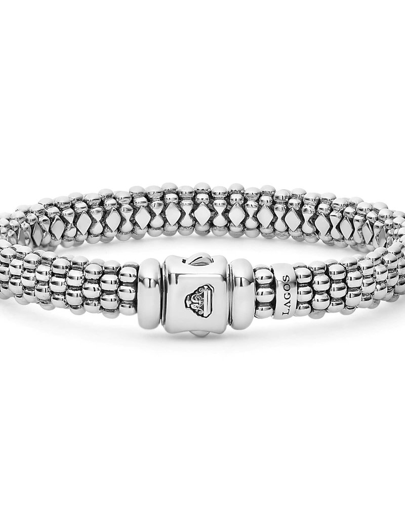 LAGOS Signature Caviar Silver Caviar 9mm Bracelet