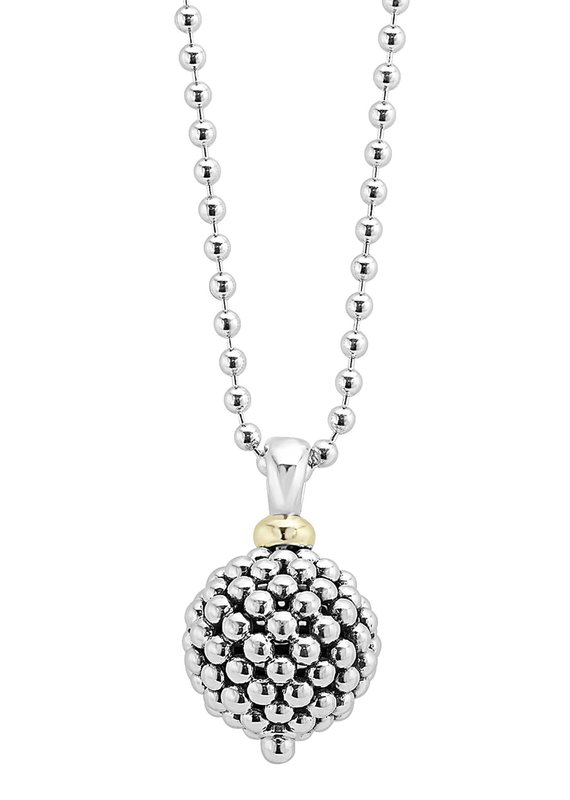 LAGOS Signature Caviar Ball Pendant Necklace