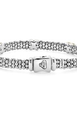 LAGOS Signature Caviar 6mm Beaded Bracelet w/ 18K Gold Xs