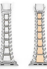 LAGOS Smart Caviar 18K Rose Gold and Stainless Steel Watch Bracelet