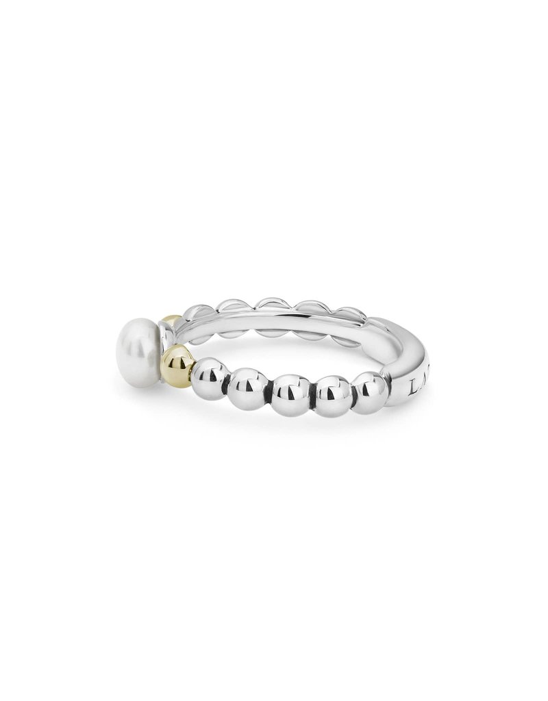 LAGOS Luna Pearl Stack Ring