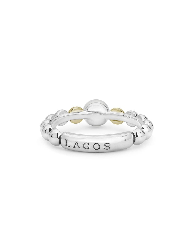 LAGOS Luna Pearl Stack Ring