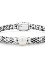 LAGOS Luna Pearl Silver X Pearl Caviar Bracelet