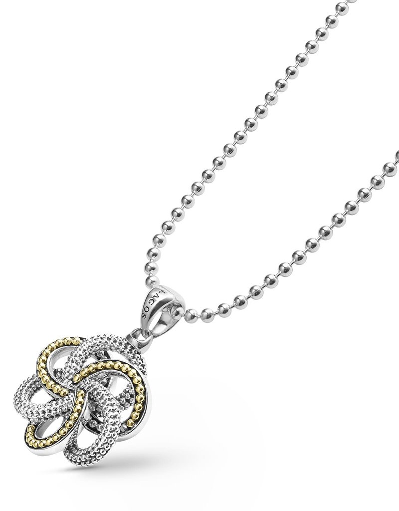 LAGOS Love Knot Two-tone Pendant-34 in