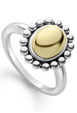 LAGOS High Bar Smooth Oval Dome Ring