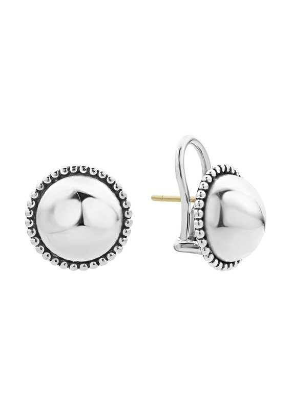 LAGOS Signature Caviar Smooth Dome Stud Earrings