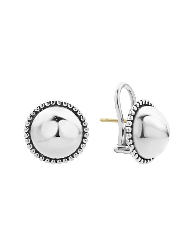 LAGOS Signature Caviar Smooth Dome Stud Earrings