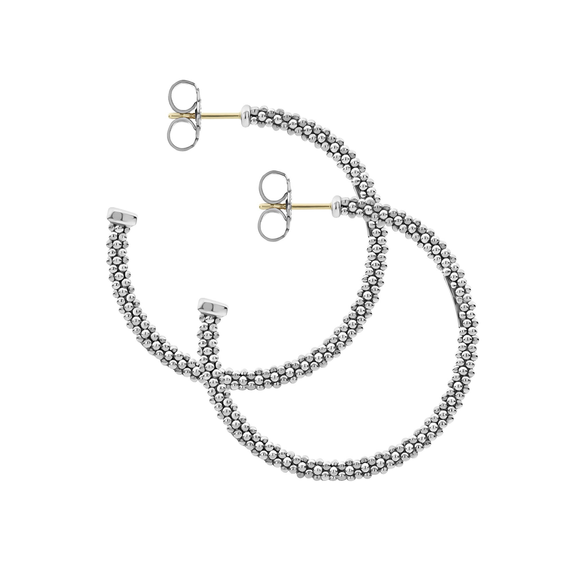 Lagos caviar deals hoop earrings