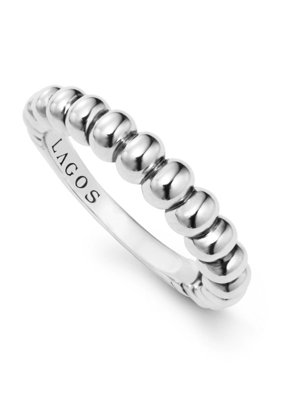 LAGOS Signature Caviar Fluted Stacking Ring