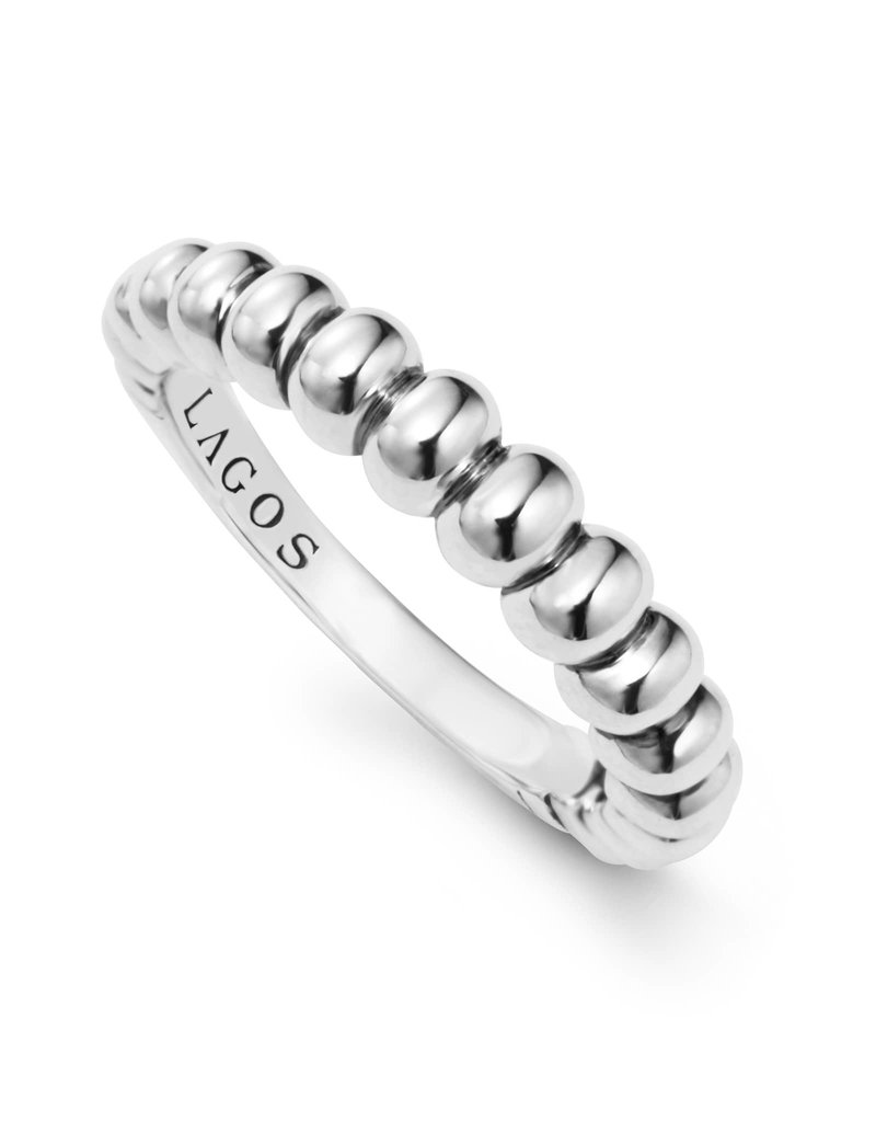 LAGOS Signature Caviar Fluted Stacking Ring