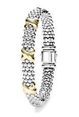 LAGOS Signature Caviar 9mm 3 Station 18K X Bracelet