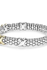 LAGOS Signature Caviar 9mm 3 Station 18K X Bracelet
