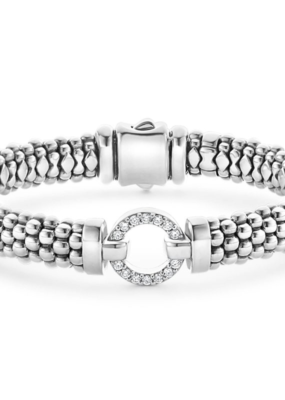 LAGOS Enso Diamond Circle 9mm Beaded Bracelet