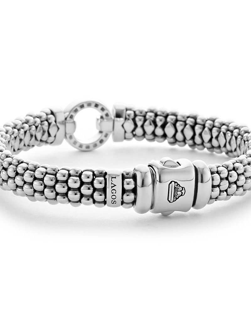 LAGOS Enso Diamond Circle 9mm Beaded Bracelet