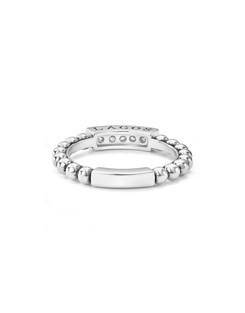 LAGOS Caviar Spark Diamond Stacking Ring